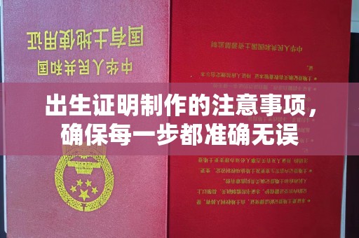 海门出生证明制作的注意事项，确保每一步都准确无误